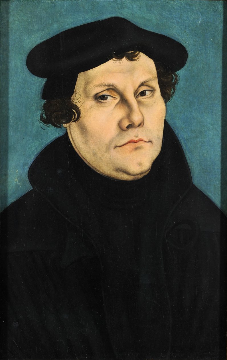 Martin Lutherin muotokuva tekijältä Lucas Cranach the Elder