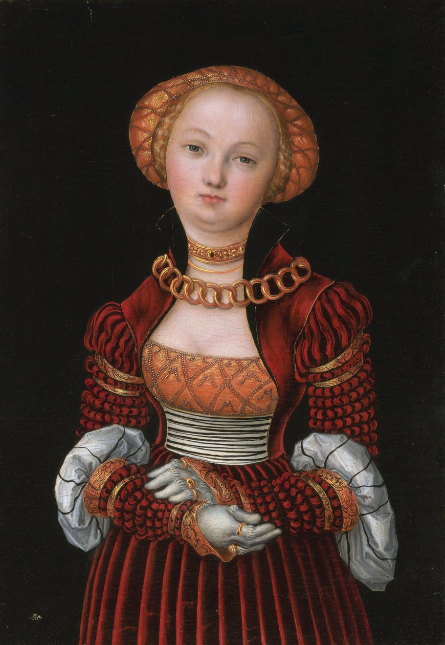 Naisen muotokuva tekijältä Lucas Cranach the Elder