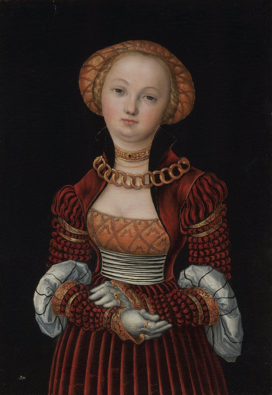 Naisen muotokuva tekijältä Lucas Cranach the Elder