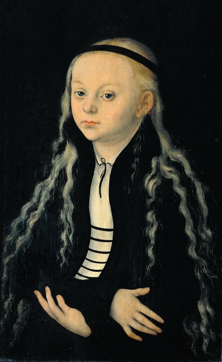 Nuoren tytön muotokuva (oletettavasti Magdalena Lutherin muotokuva) tekijältä Lucas Cranach the Elder