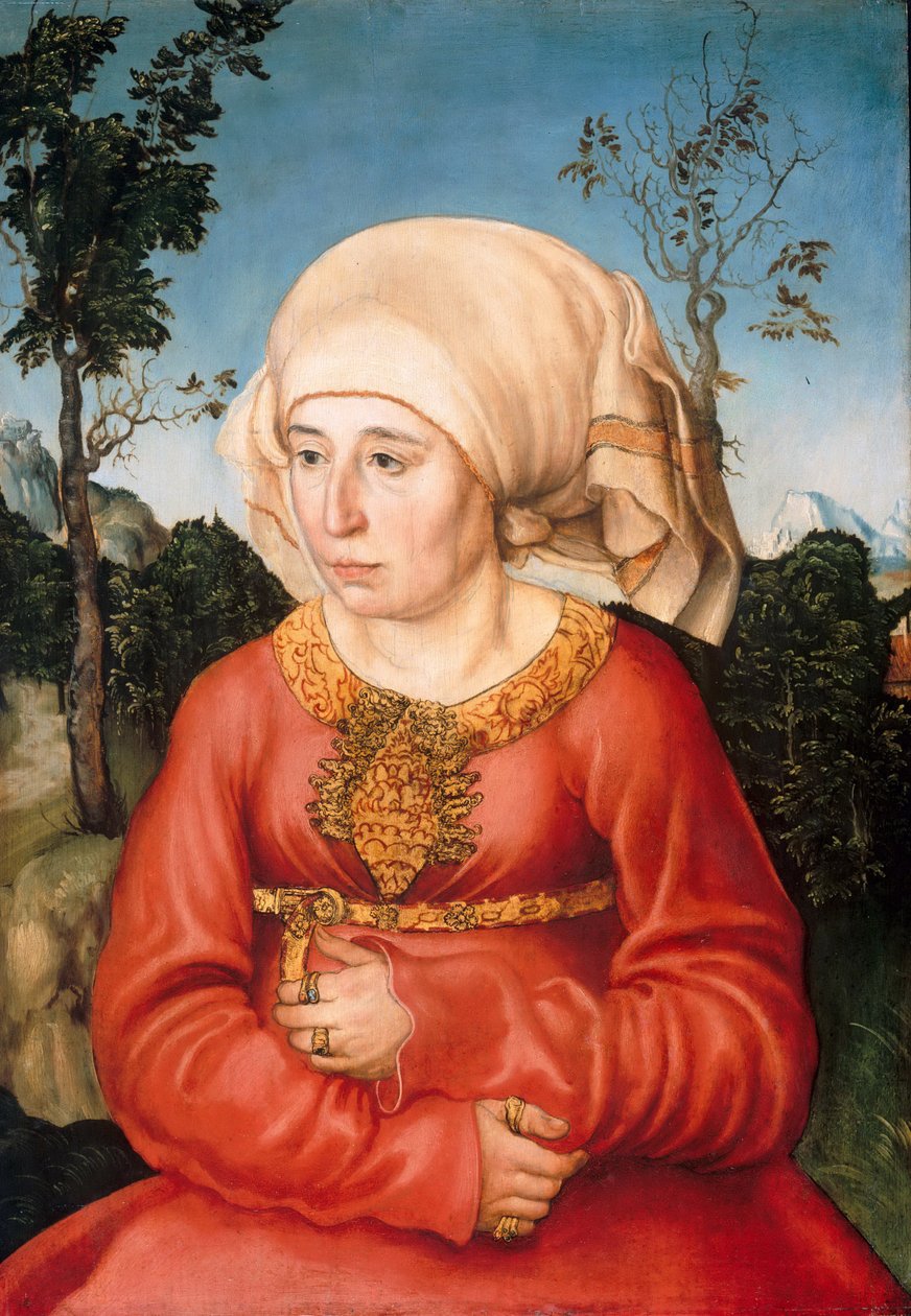 Oikeusasiantuntijan vaimon muotokuva tekijältä Lucas Cranach the Elder