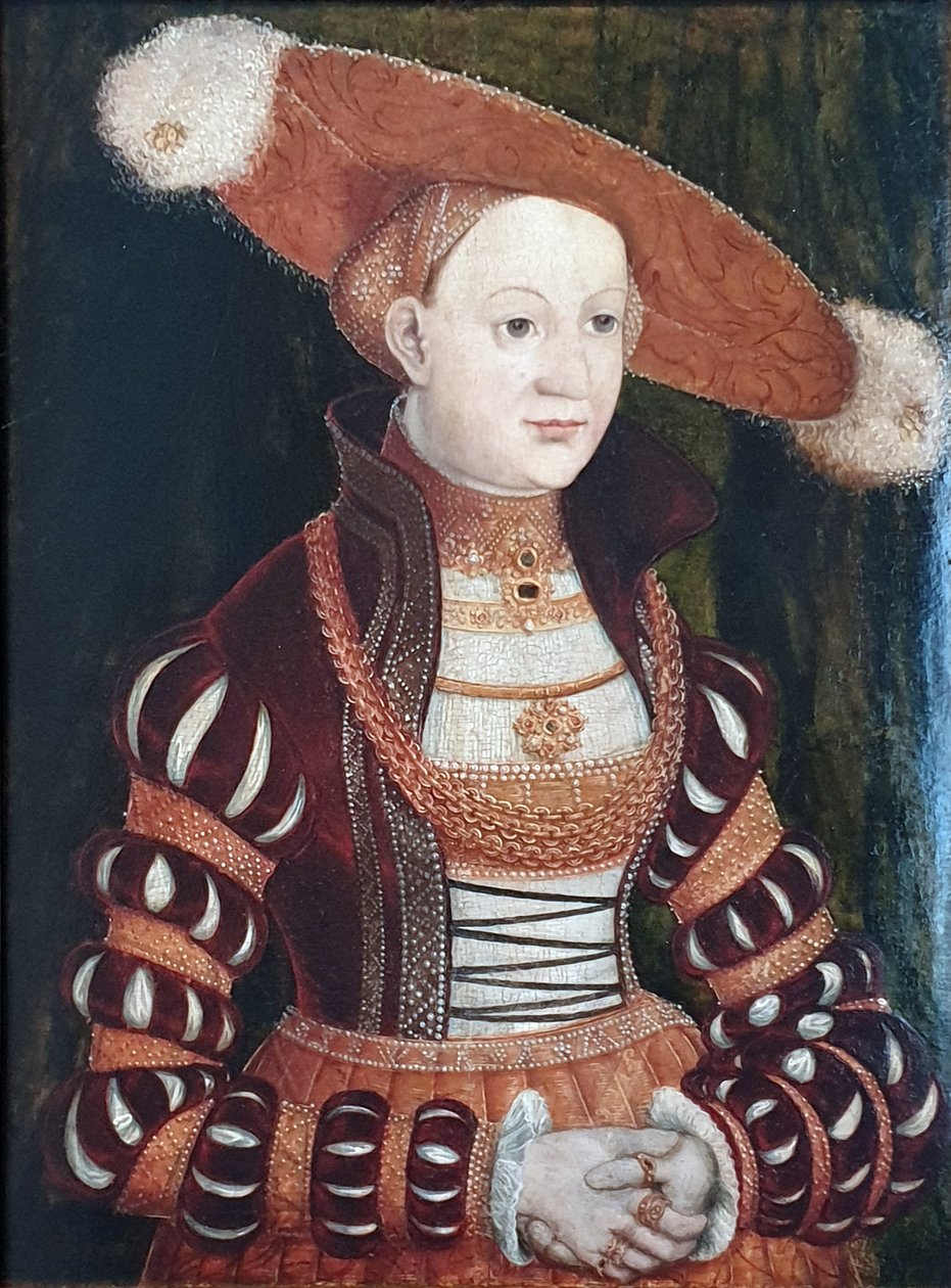 Brandenburgin prinsessa Magdalena tekijältä Lucas Cranach the Elder