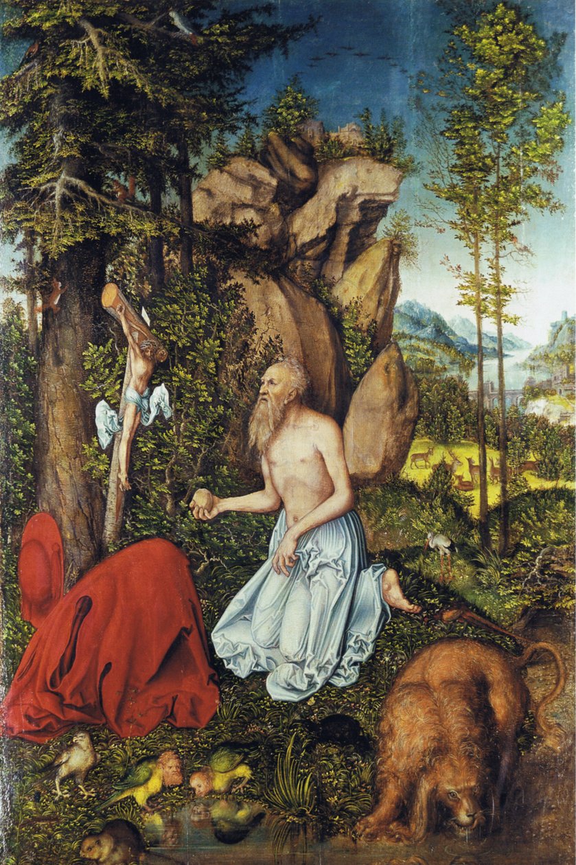 Saint Jerome






























" tekijältä Lucas Cranach the Elder