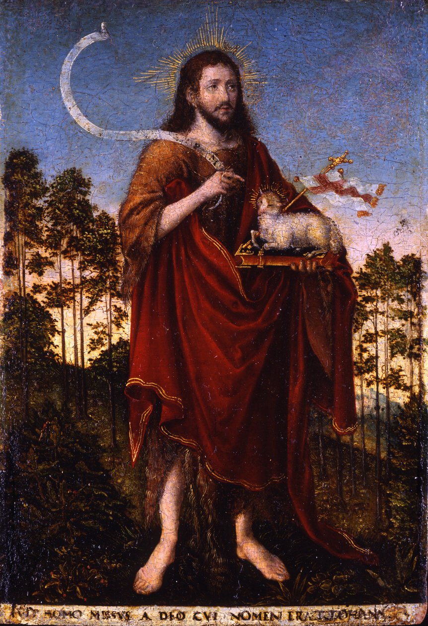 Pyhä Johannes Kastaja, 1550-1552 tekijältä Lucas Cranach the Elder