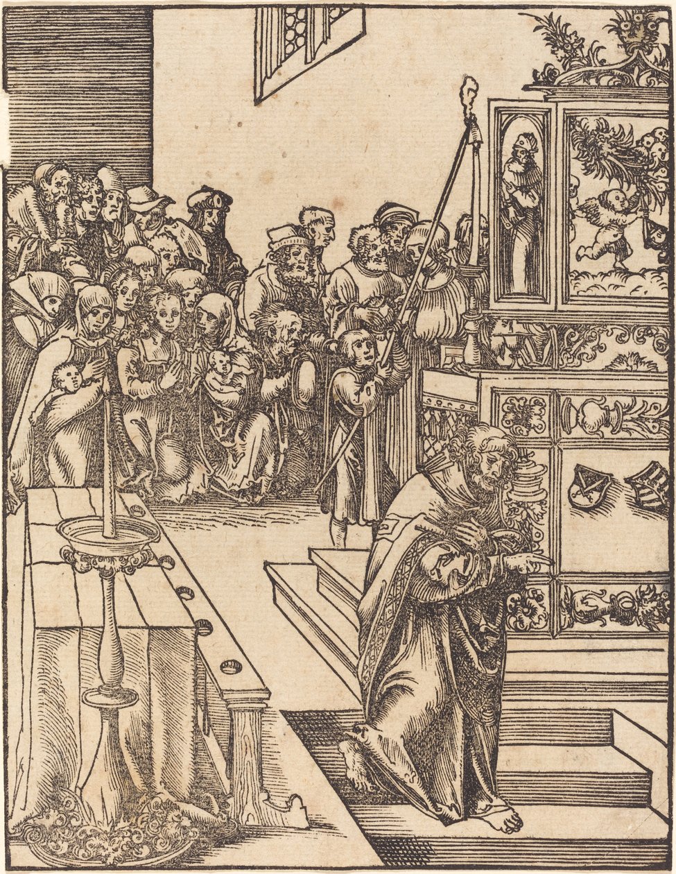 Pyhä Johannes evankelista tekijältä Lucas Cranach the Elder