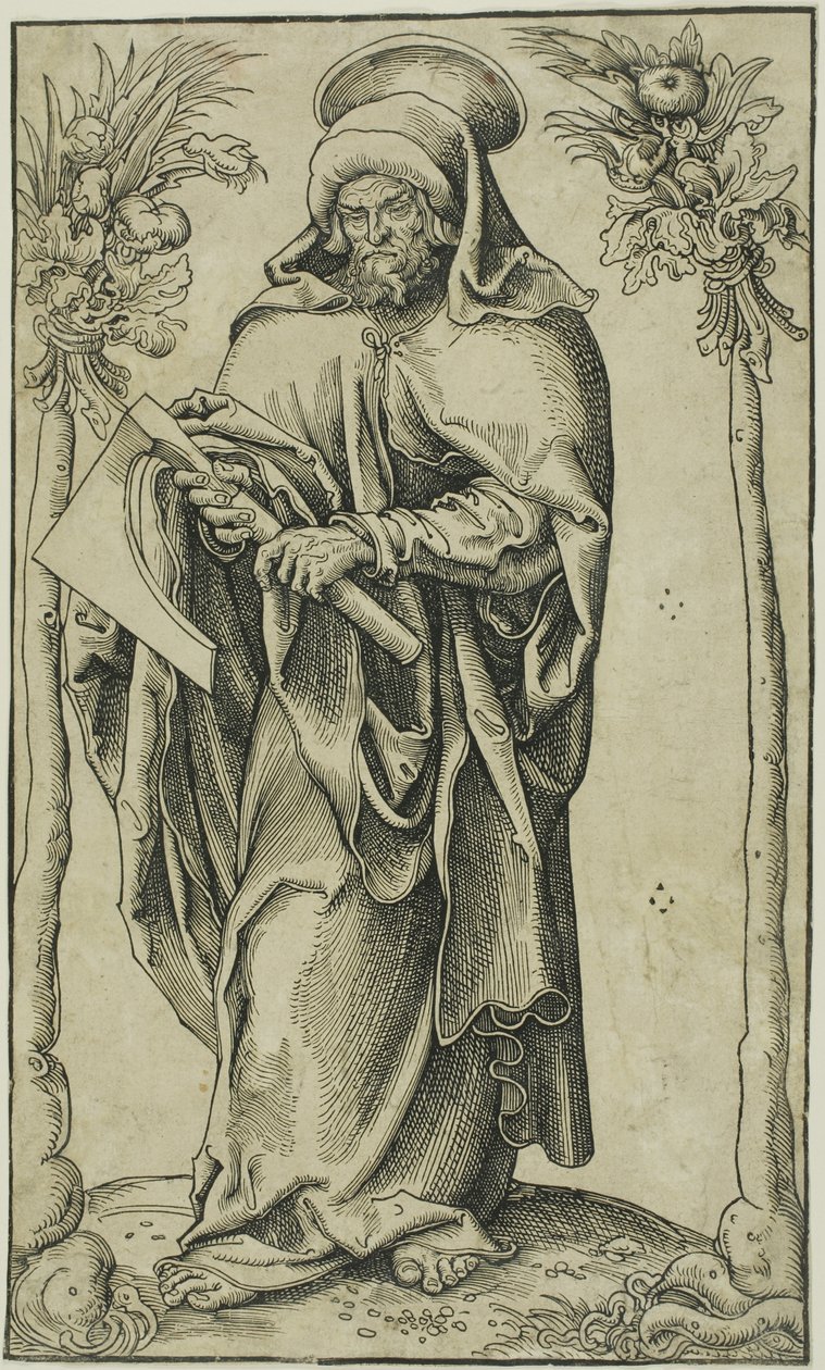 Pyhä Matias, Kristuksesta, apostoleista ja Paavalista. tekijältä Lucas Cranach the Elder