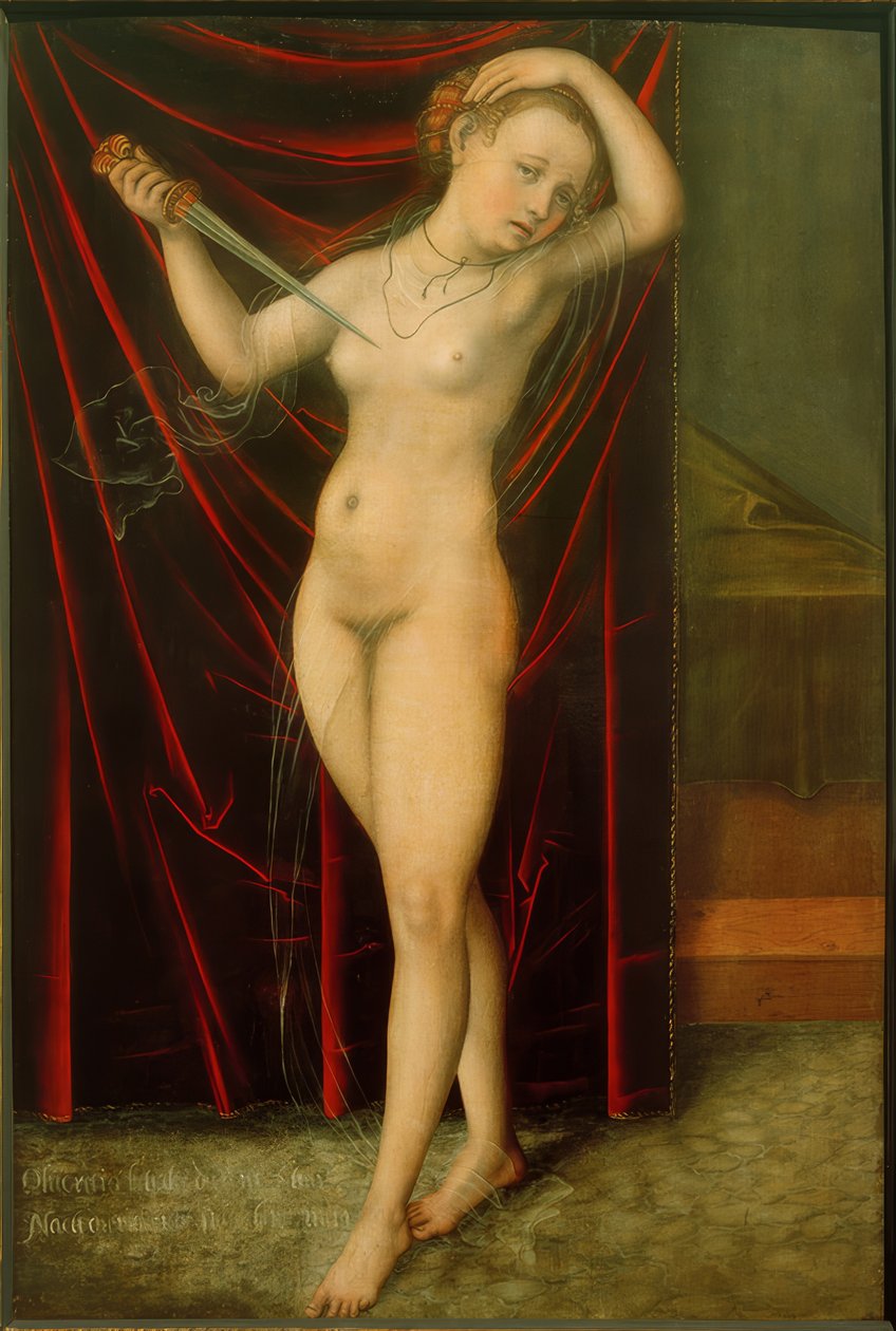 Lucretian itsemurha tekijältä Lucas Cranach the Elder
