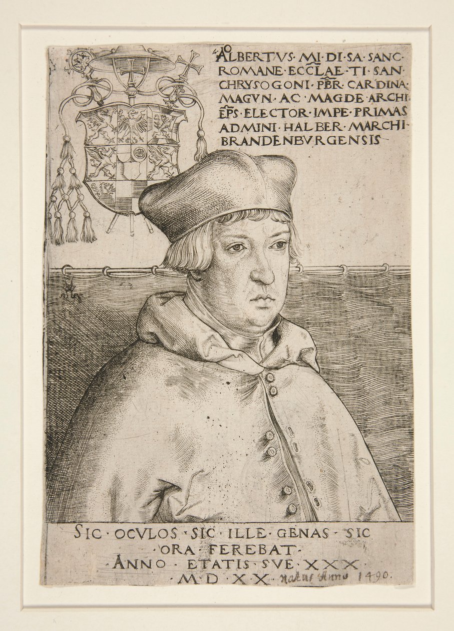 Brandenburgin kardinaali Albrecht tekijältä Lucas Cranach the Elder