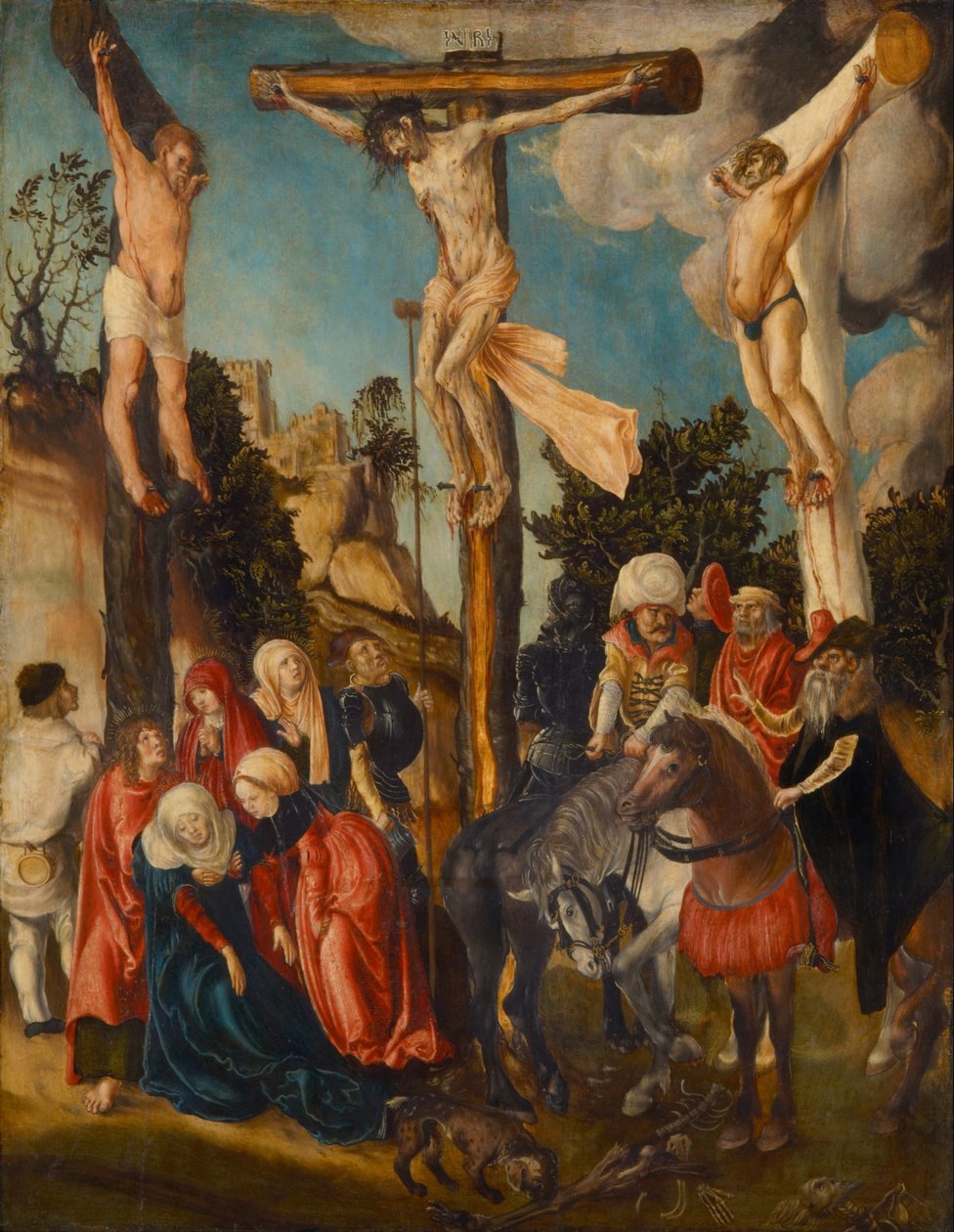 Ristiinnaulitseminen, 1501 tekijältä Lucas Cranach the Elder