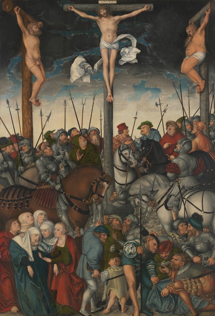 Ristiinnaulitseminen, 1538. tekijältä Lucas Cranach the Elder