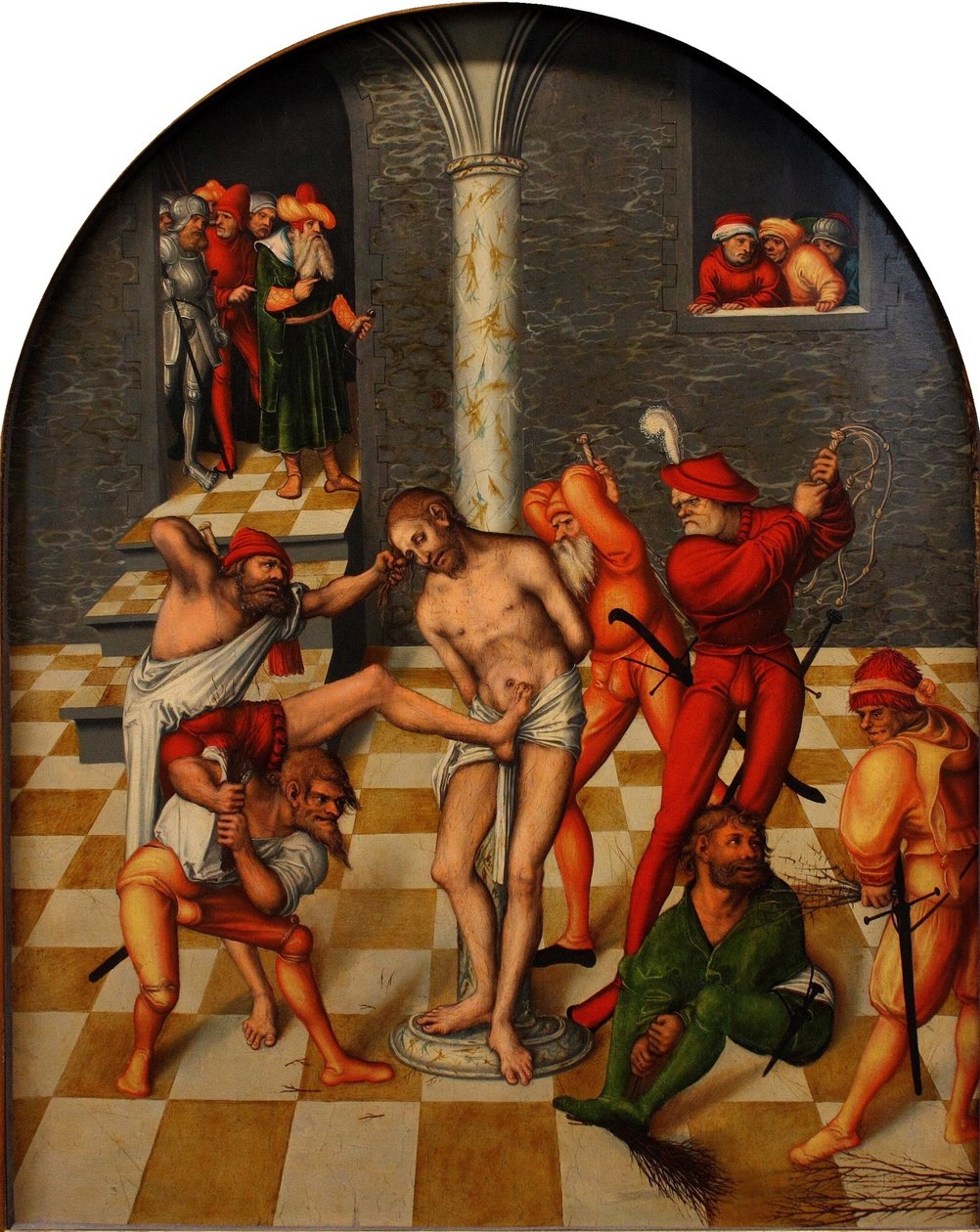 Kristuksen liputus, 1538 tekijältä Lucas Cranach the Elder