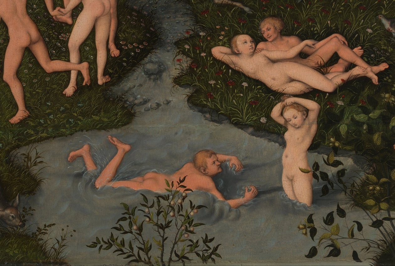Kultaisen ajan yksityiskohta tekijältä Lucas Cranach the Elder