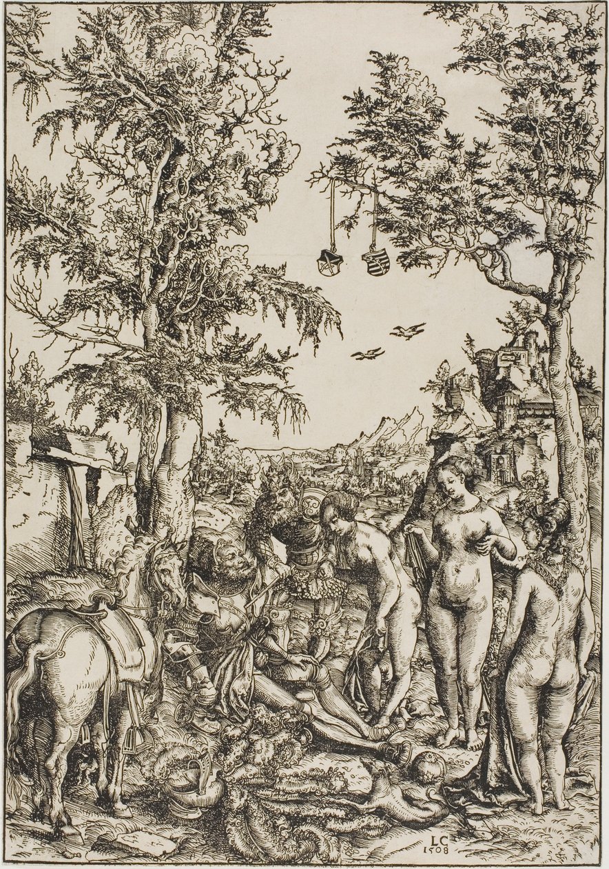 Pariisin tuomio tekijältä Lucas Cranach the Elder