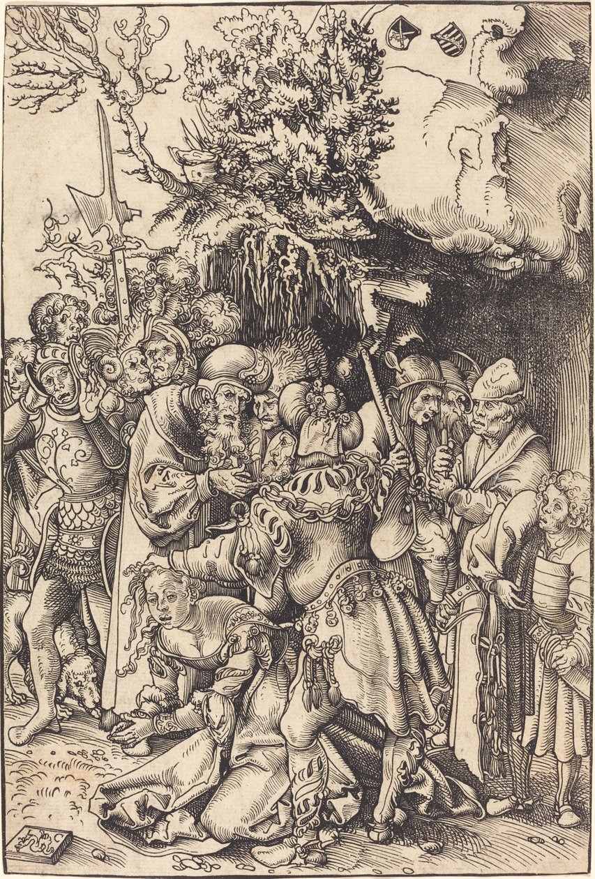Pyhän Barbaran marttyyrikuolema tekijältä Lucas Cranach the Elder