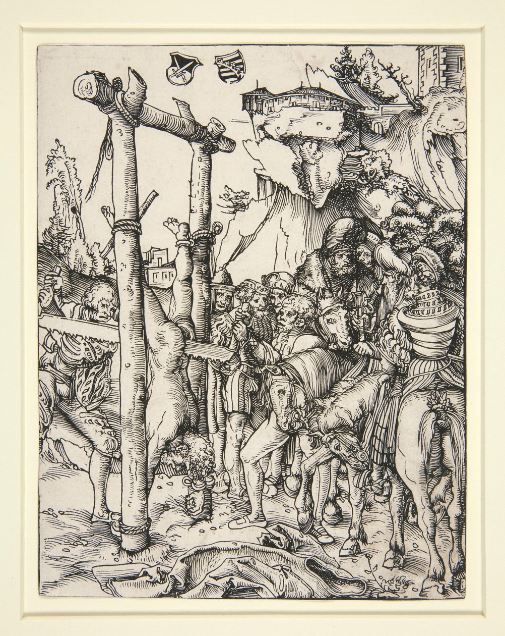 Pyhän Simonin marttyyrikuolema tekijältä Lucas Cranach the Elder
