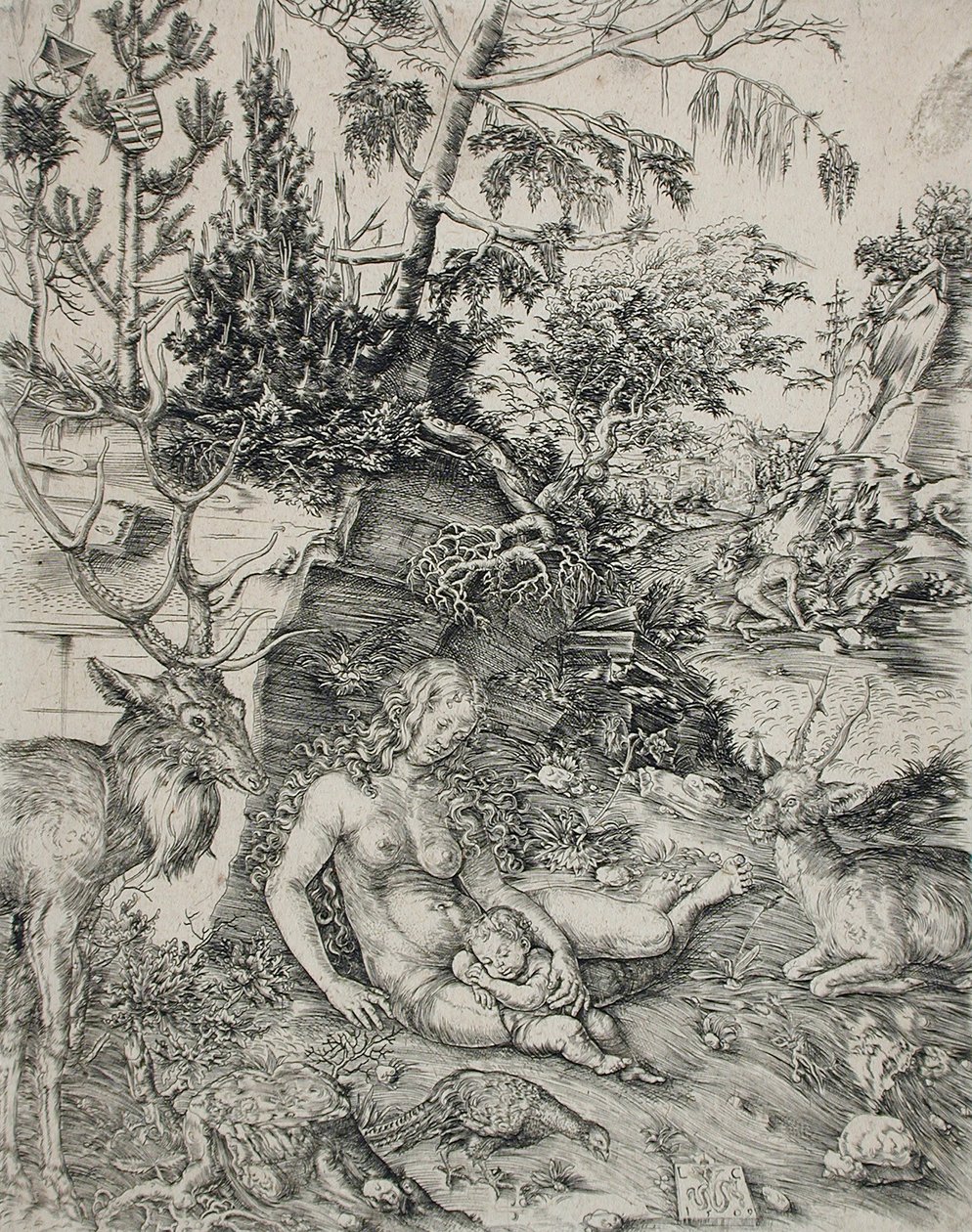 Pyhän Johannes Krysostomoksen katumus tekijältä Lucas Cranach the Elder