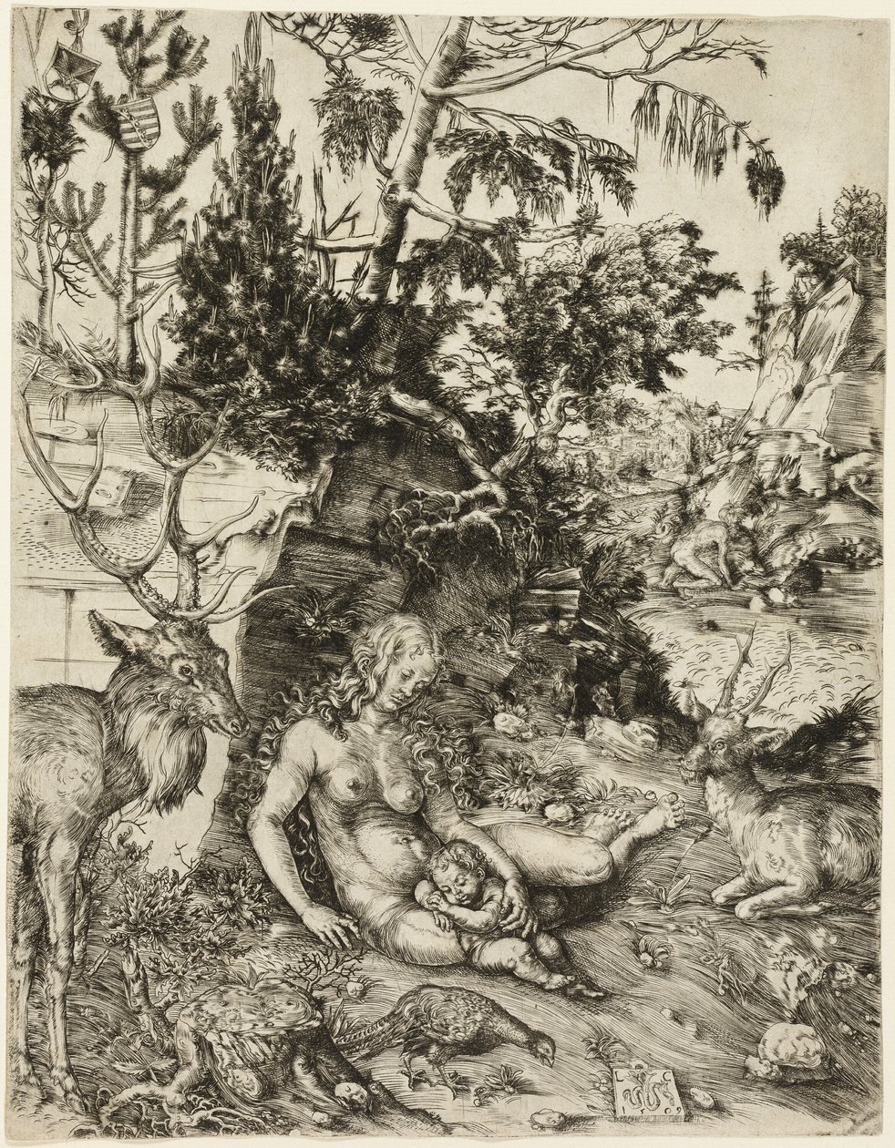 Pyhän Johannes Krysostomoksen katumus tekijältä Lucas Cranach the Elder