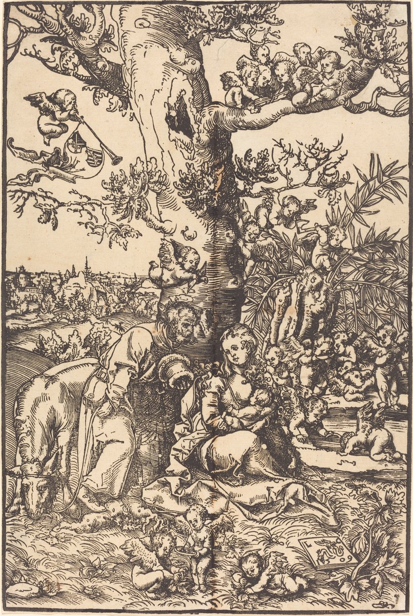 Loput lennossa Egyptiin tekijältä Lucas Cranach the Elder