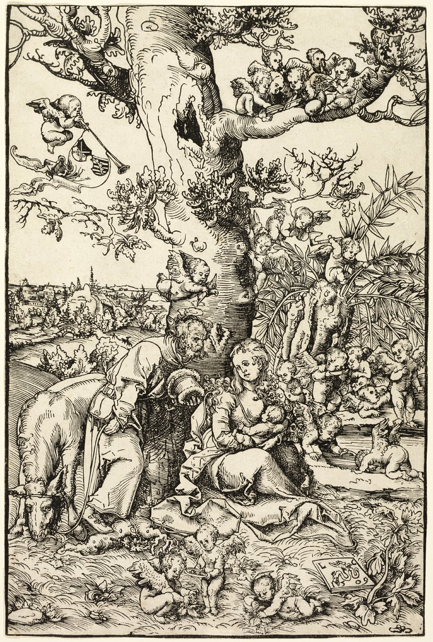 Loppuosa pakomatkasta Egyptiin tekijältä Lucas Cranach the Elder