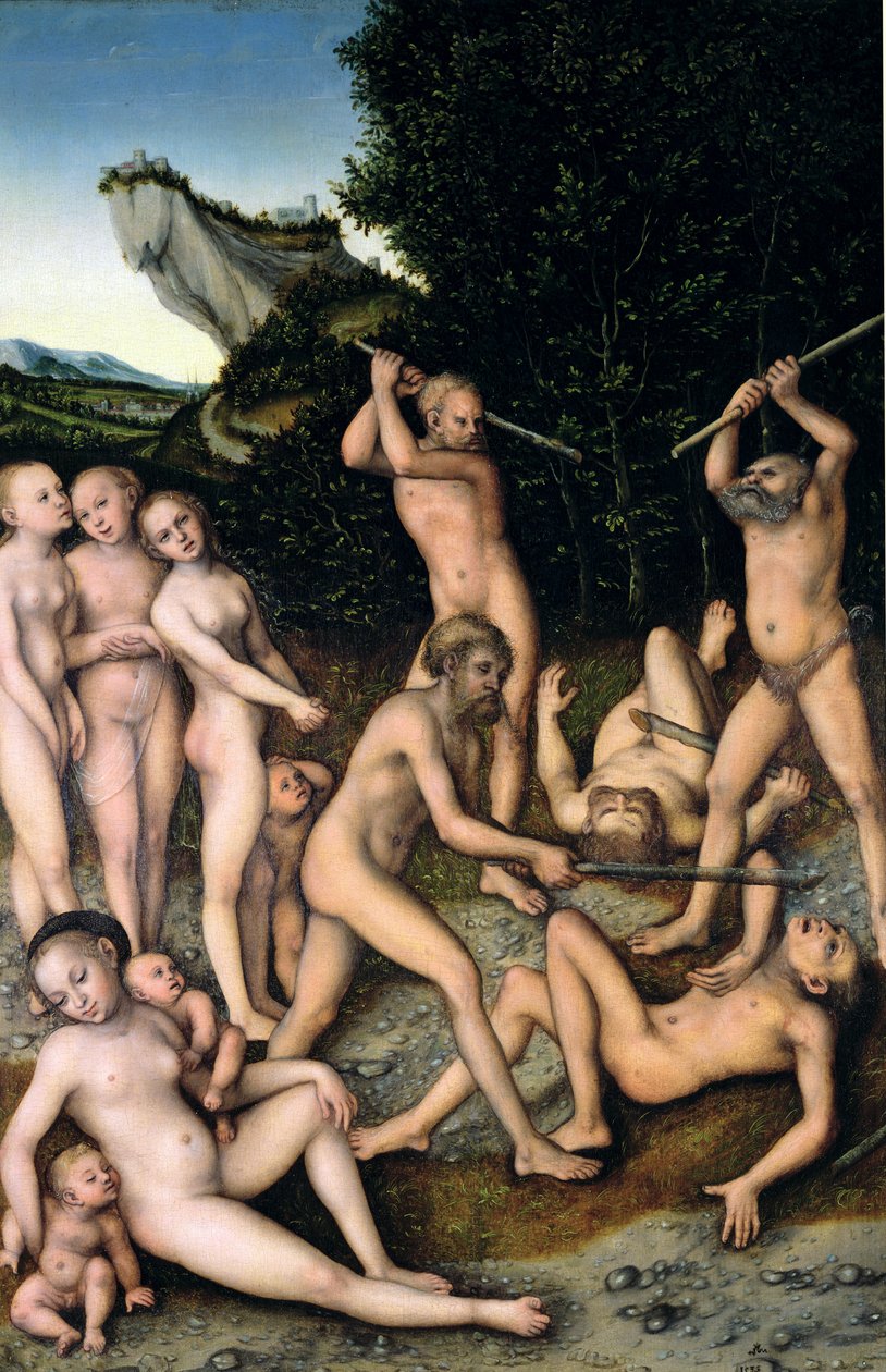 Hopeaaika eli mustasukkaisuuden vaikutukset, 1535 tekijältä Lucas Cranach the Elder
