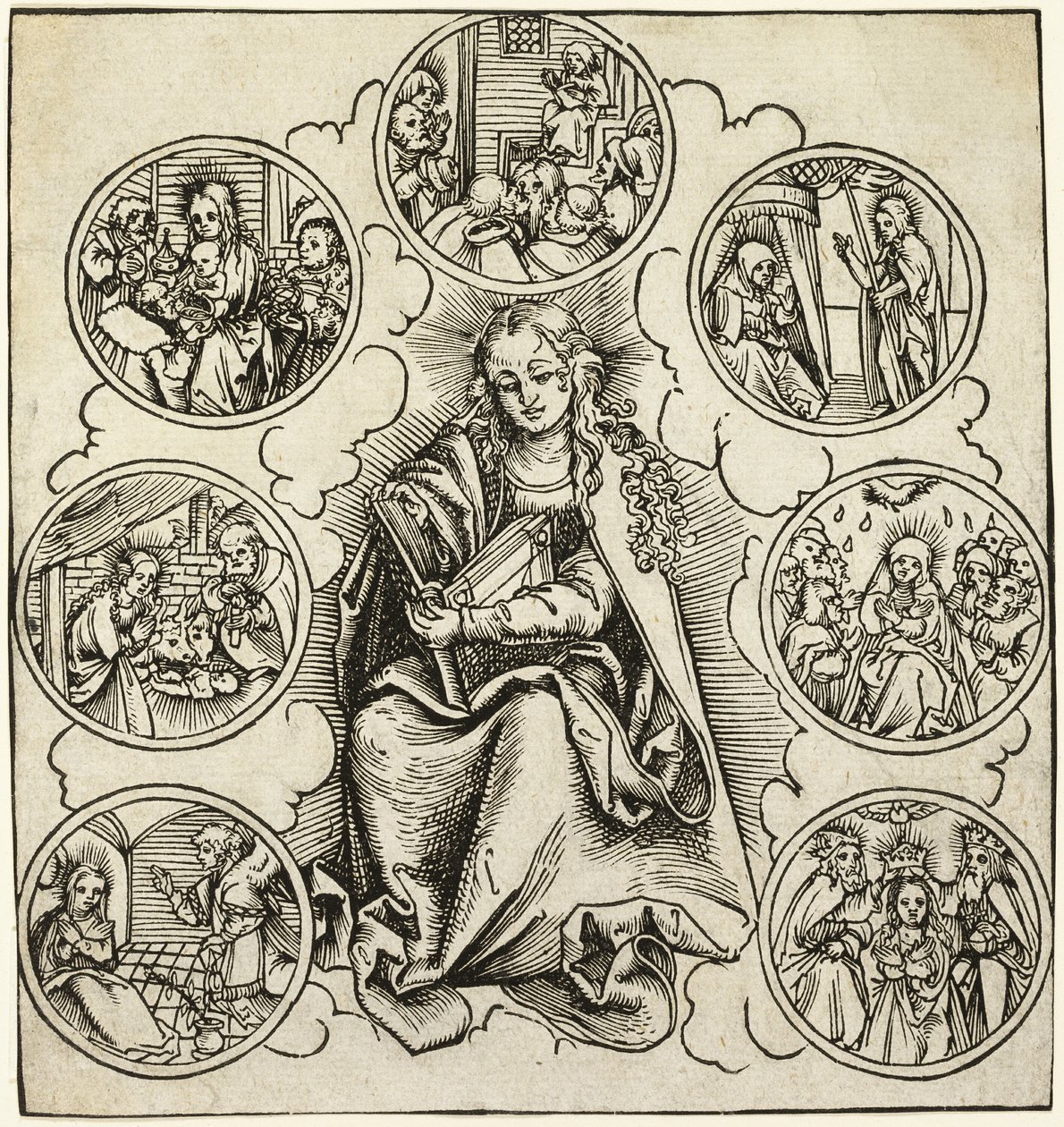 Marian seitsemän iloa tekijältä Lucas Cranach the Elder