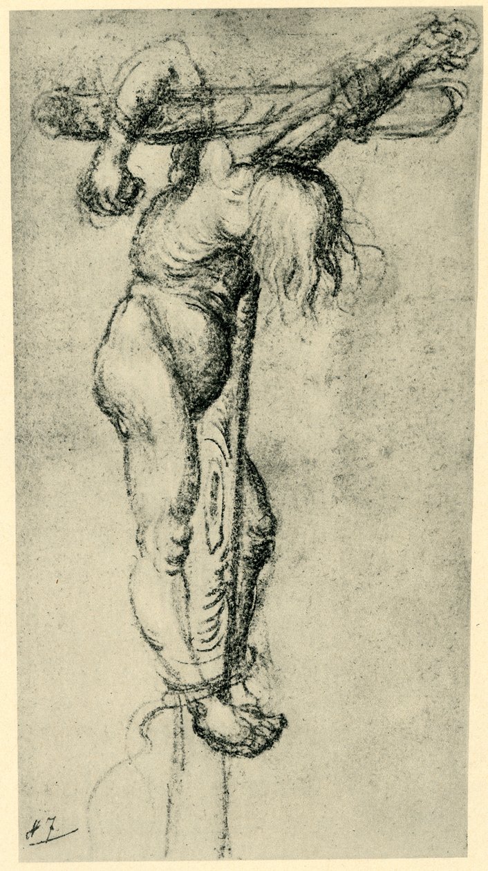 Varas ristillä, 1500-1504, 1943. tekijältä Lucas Cranach the Elder