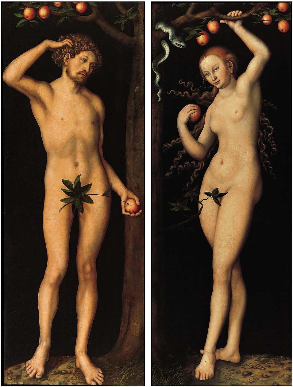 Ukrainan:  Aatami ja Eeva tekijältä Lucas Cranach the Elder
