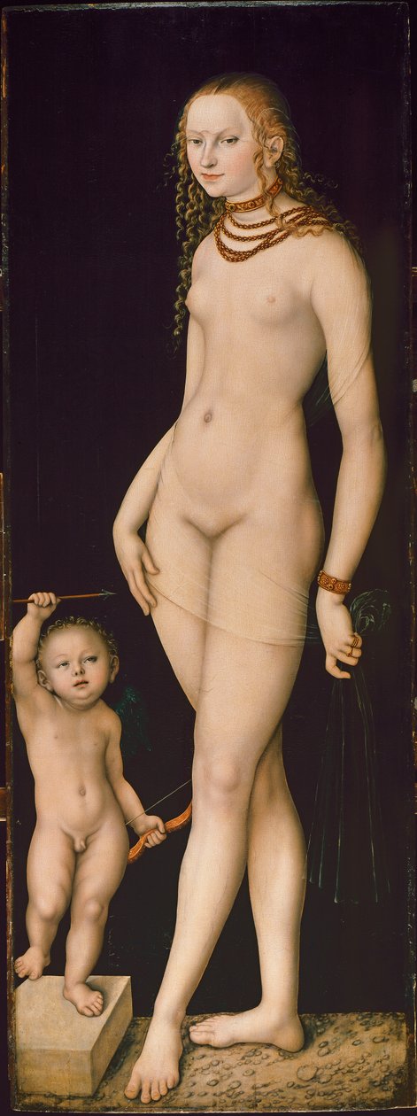 Venus ja Cupid, noin 1530. tekijältä Lucas Cranach the Elder