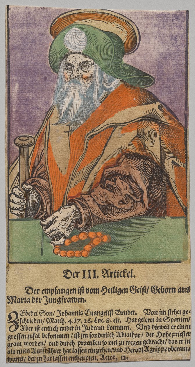Jaakob Suurempi Kristukselta, apostoleilta ja pyhältä Paavalilta tekijältä Lucas Cranach the Elder, After