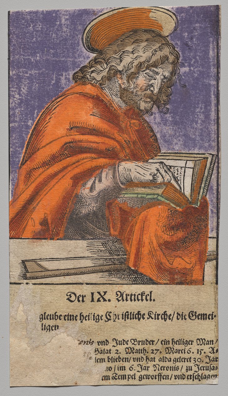 Jaakob Vähemmän Kristukselta, apostoleilta ja pyhältä Paavalilta tekijältä Lucas Cranach the Elder, After