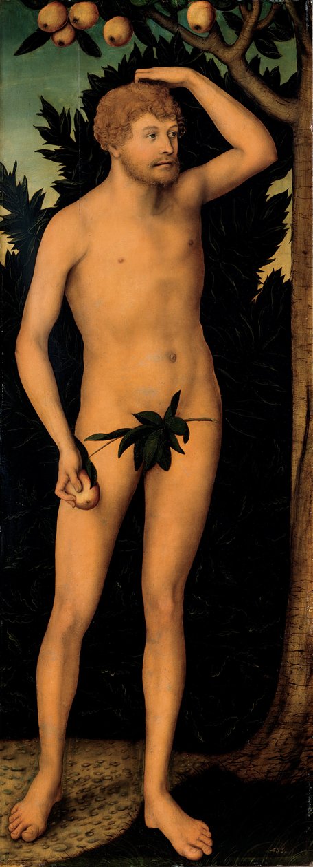 Aatami ja Eeva tekijältä Lucas Cranach the Younger