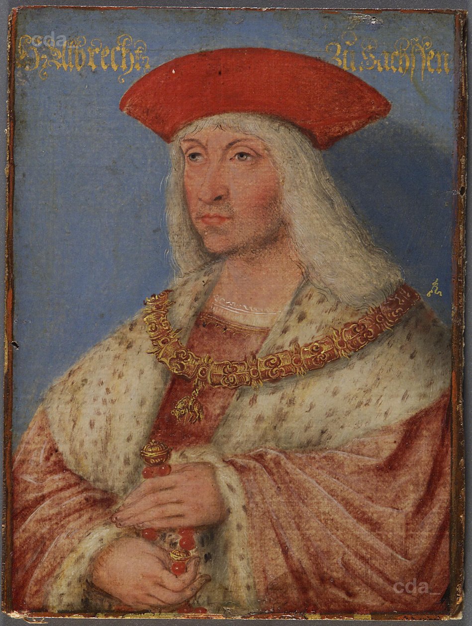 Albrecht Rohkea, 1443-1500 (AT KHM GG4796) (AT KHM GG4796) tekijältä Lucas Cranach the Younger