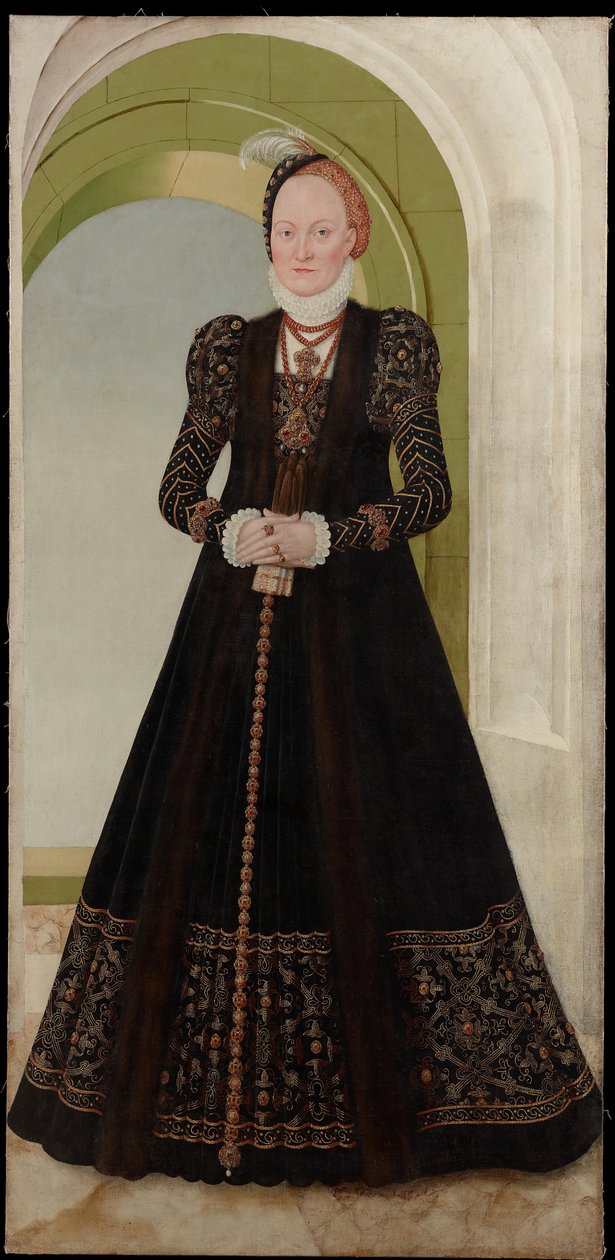 Tanskan Anna, Saksin herttuatar tekijältä Lucas Cranach the Younger