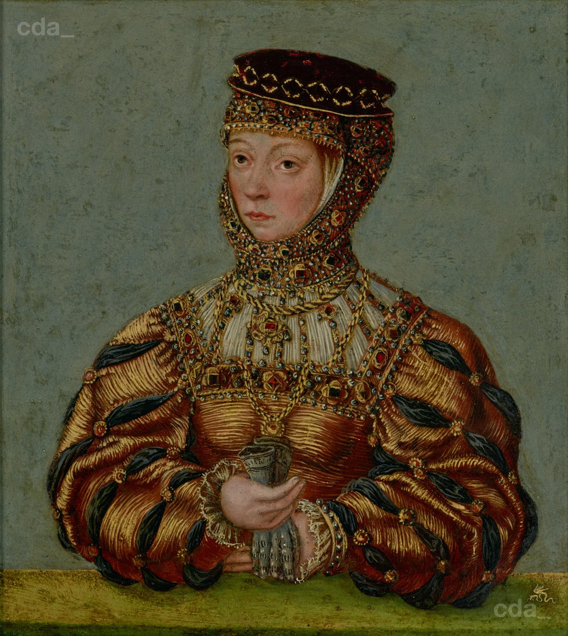 Barbara Radziwill tekijältä Lucas Cranach the Younger
