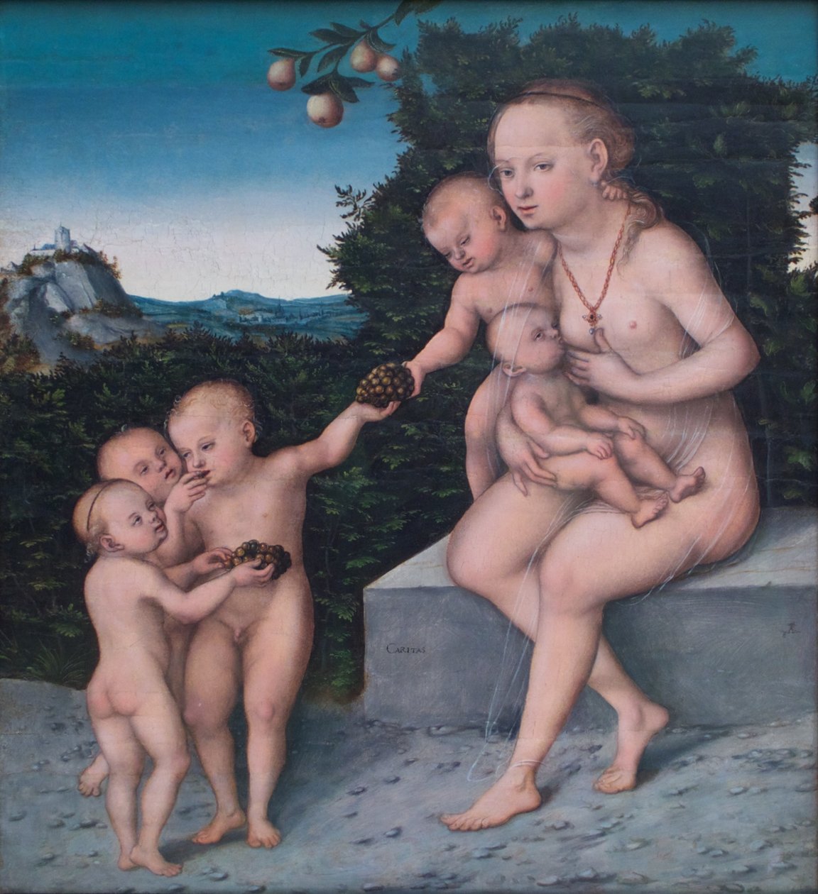 Saksa: Caritas Charity tekijältä Lucas Cranach the Younger