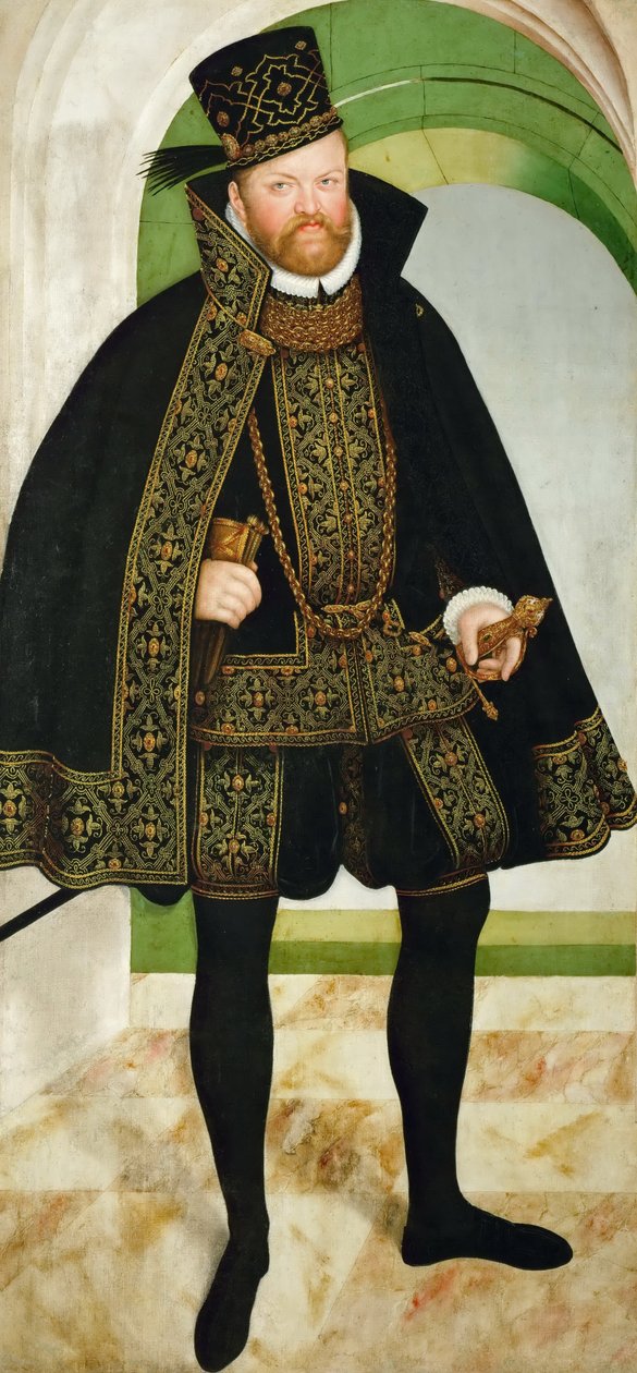 Saksa: Saksin vaaliruhtinas August (1526-1586) Augustus, Saksin vaaliruhtinas (1526-1586) tekijältä Lucas Cranach the Younger