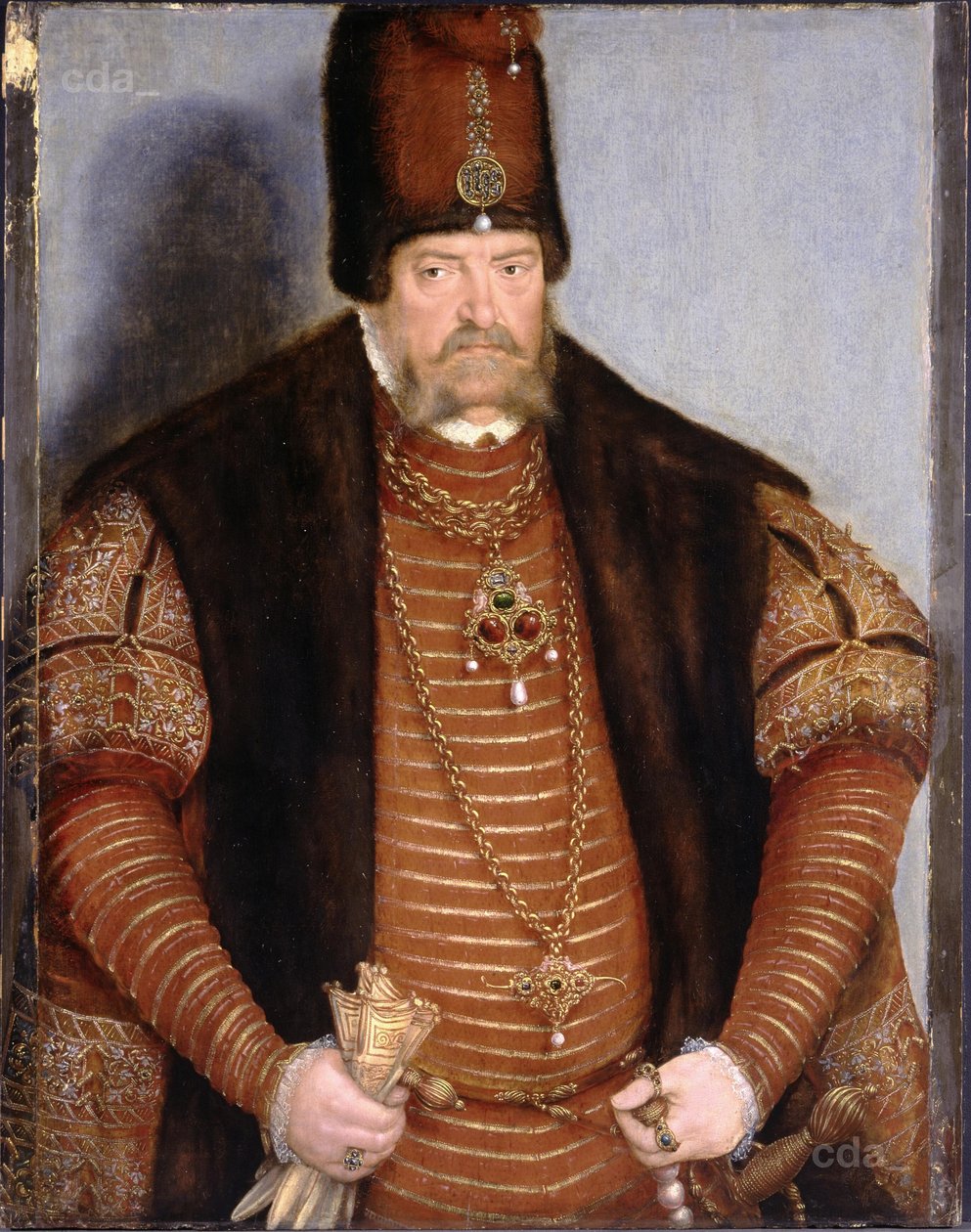 Brandenburgin valitsijamiehen Joachim II:n muotokuva tekijältä Lucas Cranach the Younger