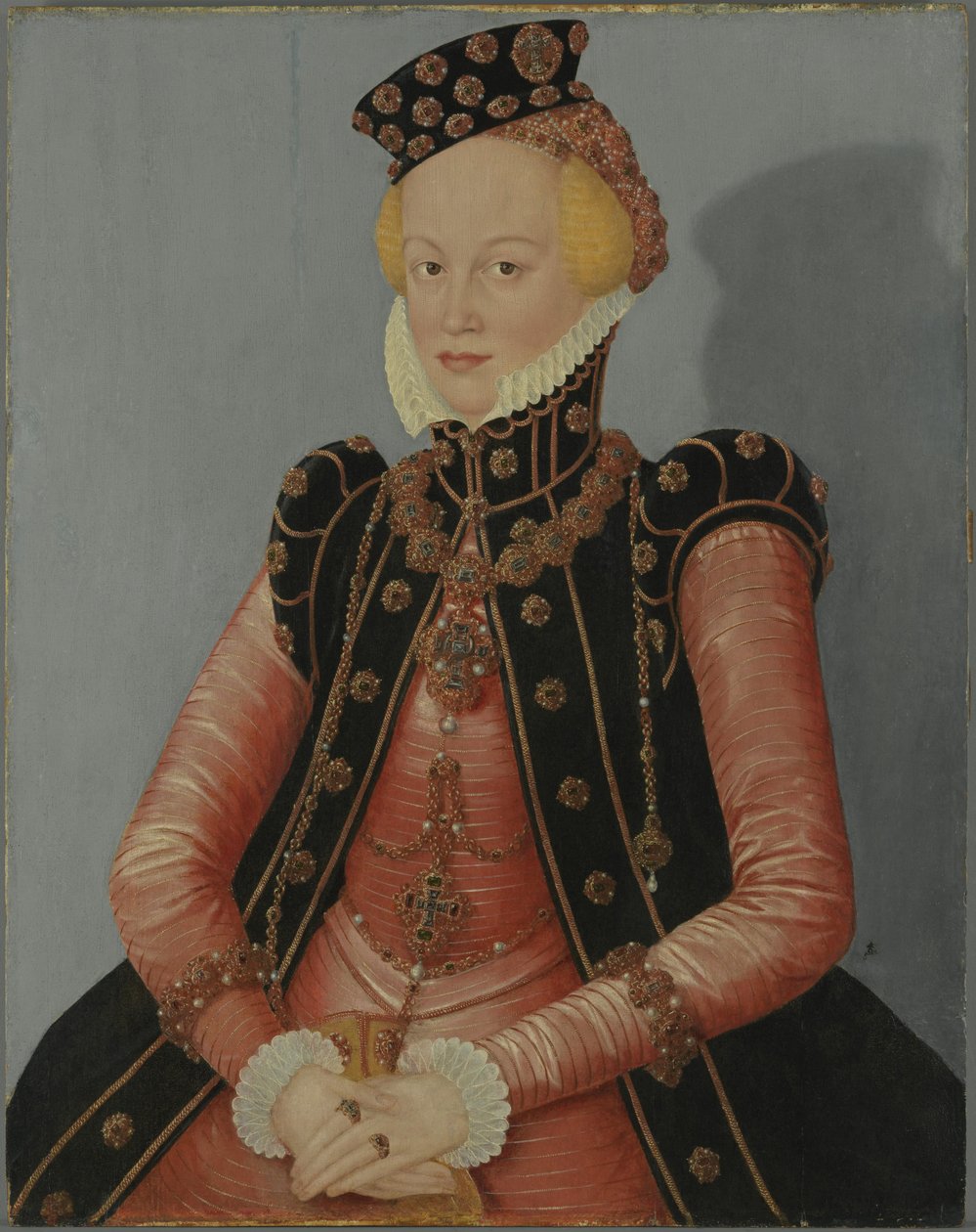 saxonialaisen prinsessan muotokuva tekijältä Lucas Cranach the Younger