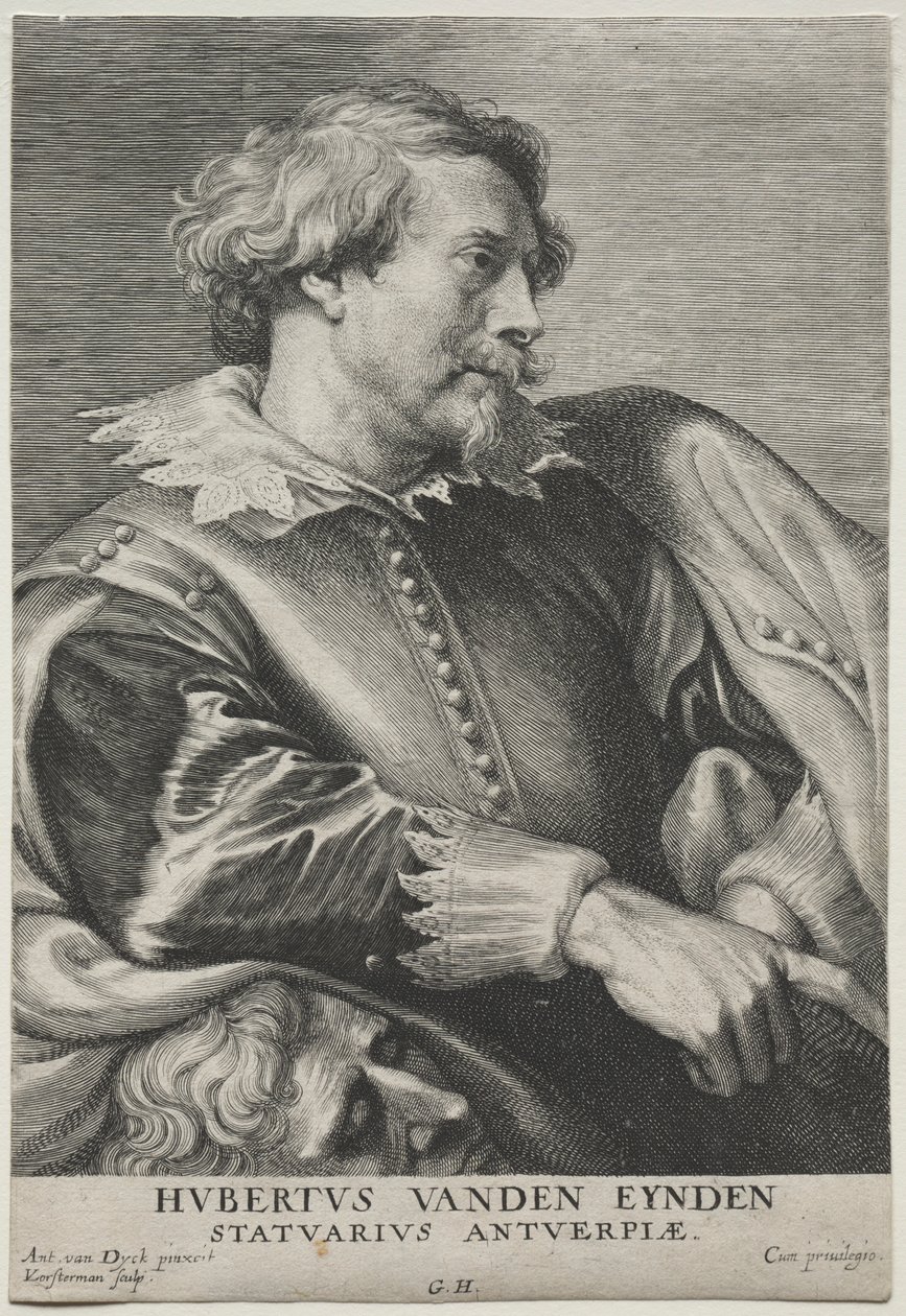 Hubert van den Eydenin muotokuva. tekijältä Lucas Emil Vorsterman