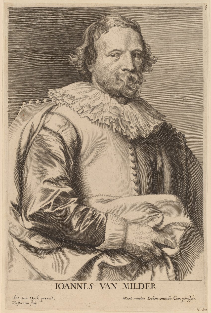 Jan van Mildert tekijältä Lucas Emil Vorsterman after Sir Anthony van Dyck