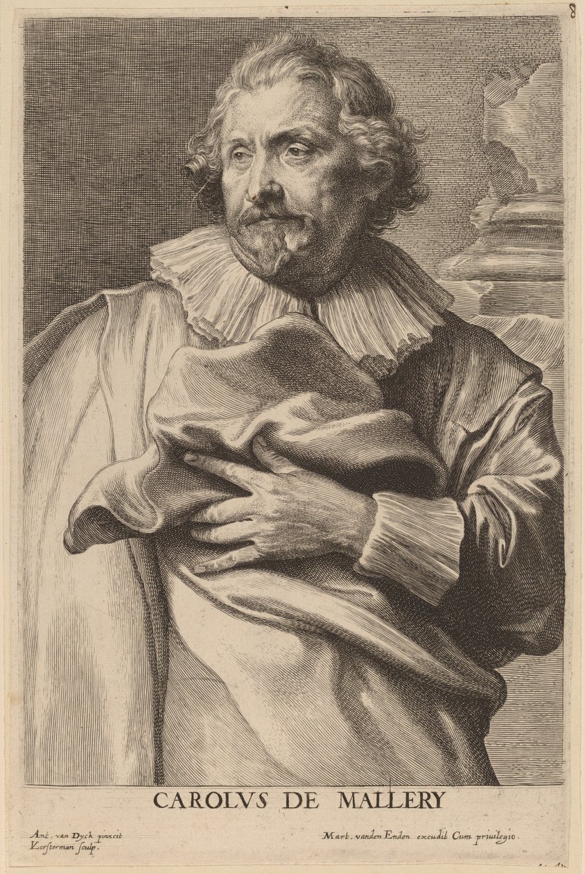Karel de Mallery tekijältä Lucas Emil Vorsterman after Sir Anthony van Dyck