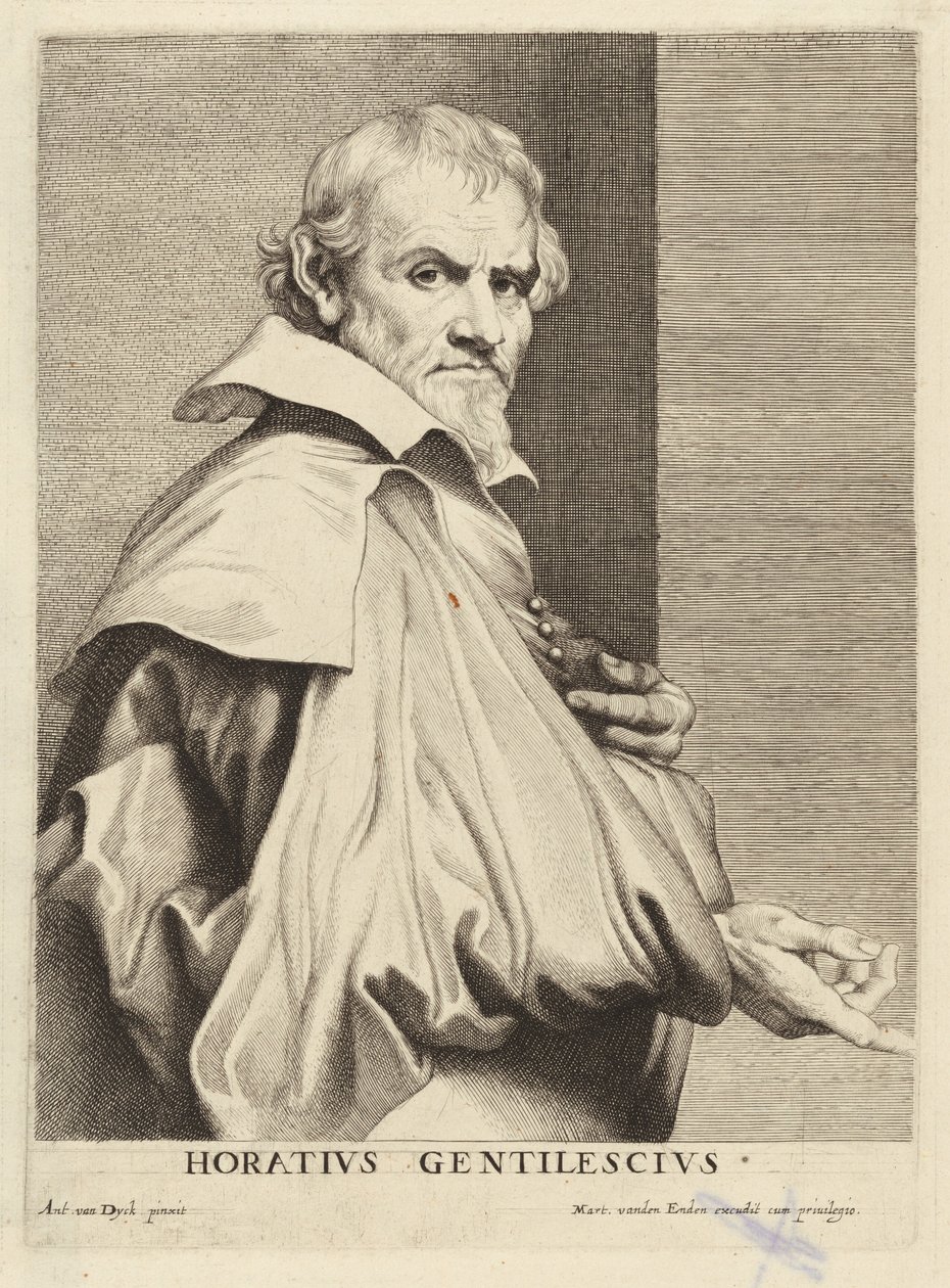 Orazio Gentileschi tekijältä Lucas Emil Vorsterman after Sir Anthony van Dyck