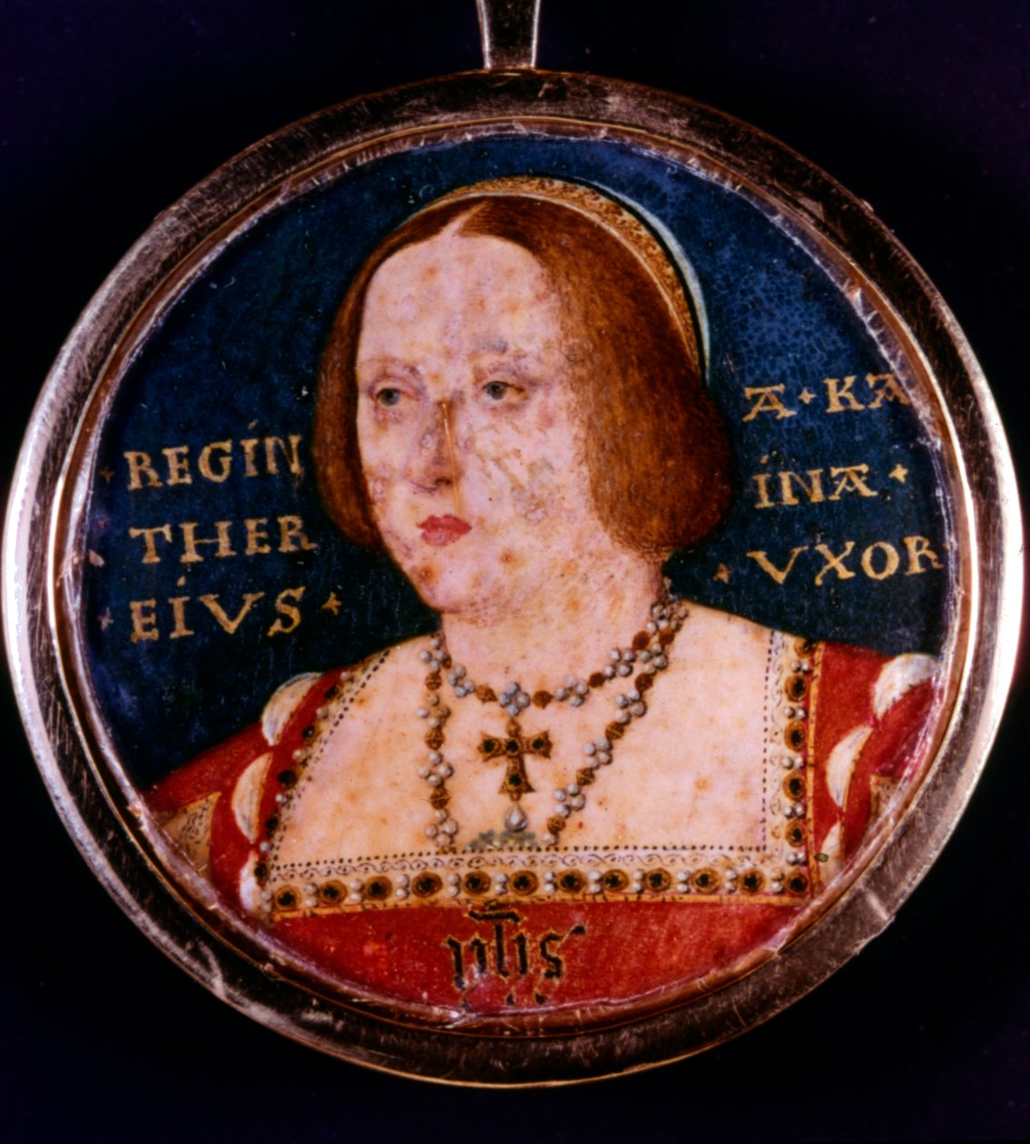 Katariina Aragonialainen, Henrik VIII:n ensimmäinen vaimo, c1510-1533 tekijältä Lucas Horenbout