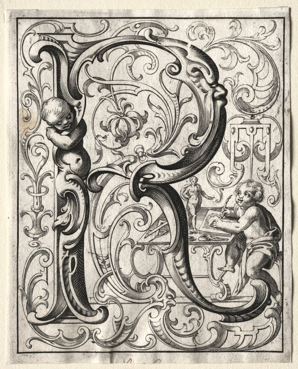 Uusi ABC-vihkonen: R, 1627. tekijältä Lucas Kilian