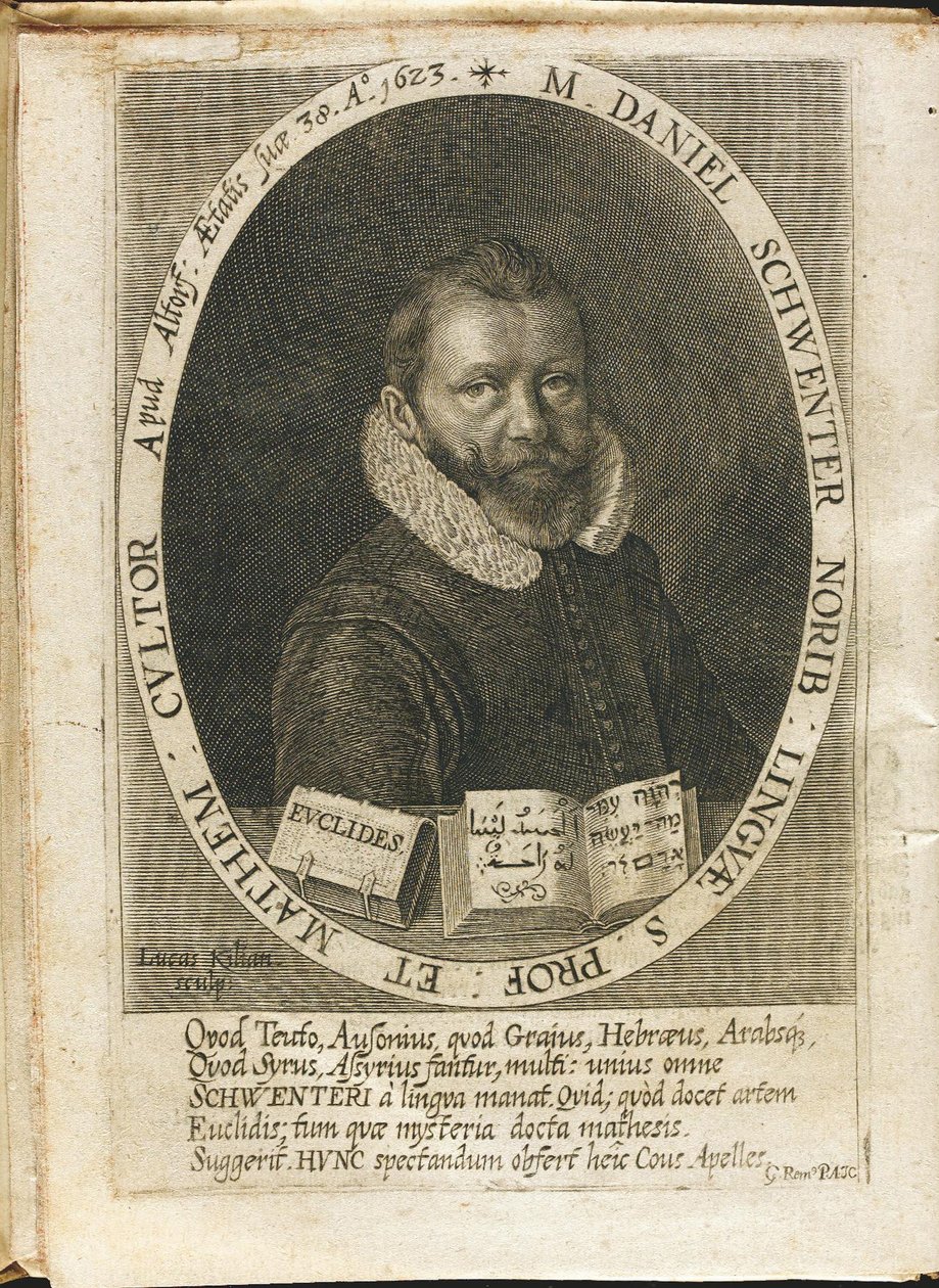 Daniel Schwenterin muotokuva 1585-1636 tekijältä Lucas Kilian