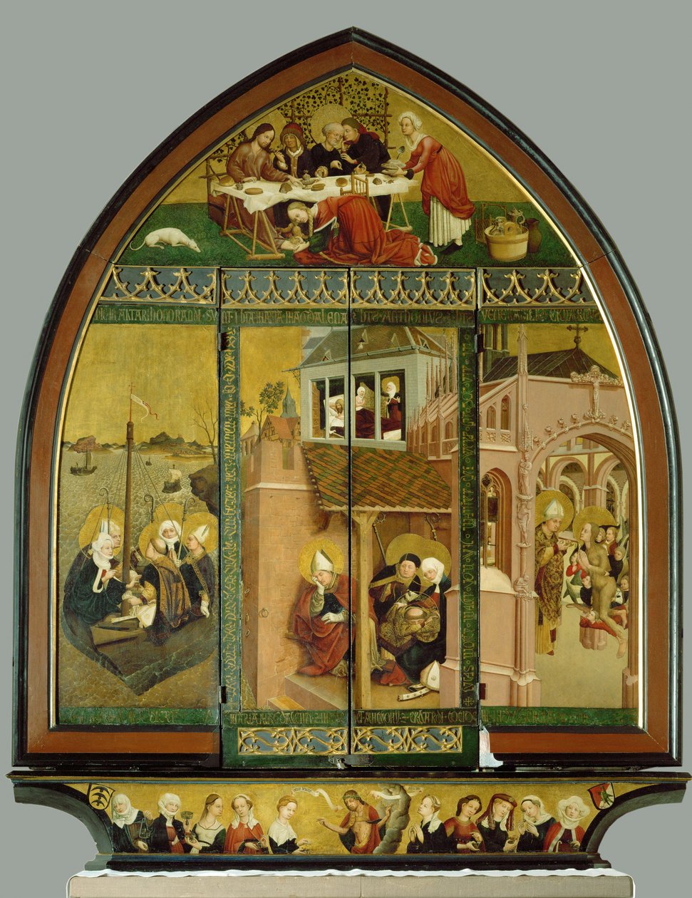 Magdaleenan alttari (tempera pergamentille) tekijältä Lucas Moser