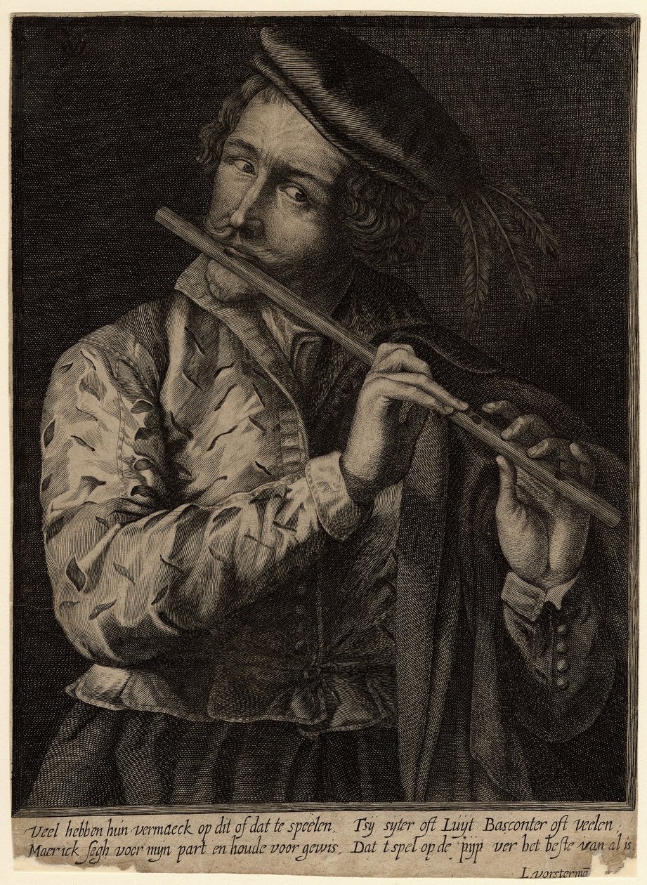 Huilusoitin tekijältä Lucas Vorsterman the Elder