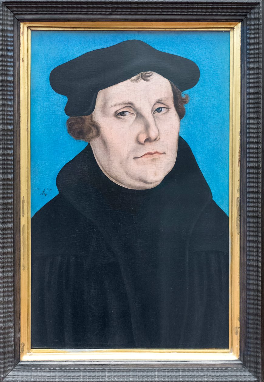 Martti Lutherin muotokuvia tekijältä Lucas the Elder (workshop of) Cranach