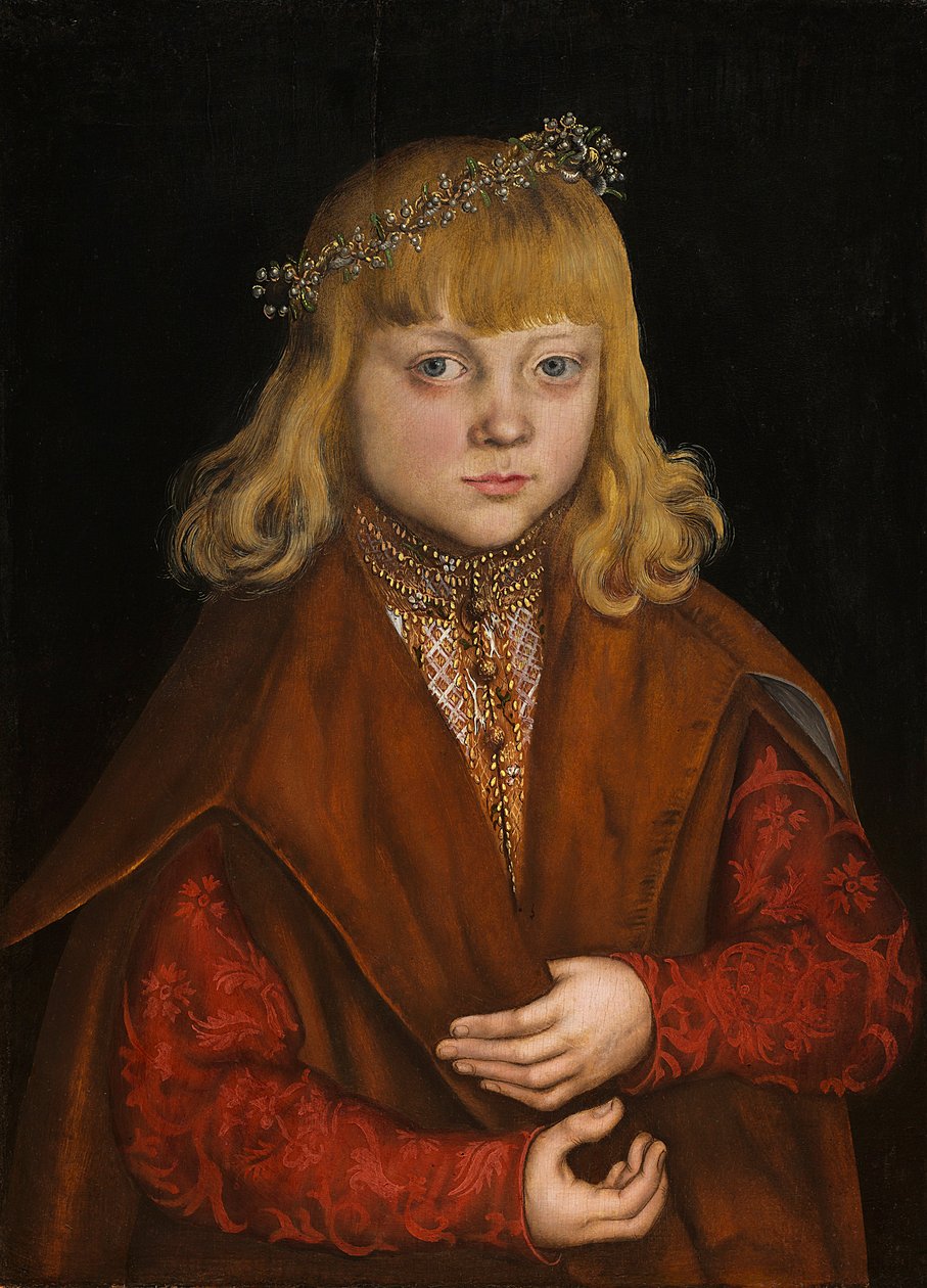 Saksin prinssi, n. 1517 (öljy paneelille) tekijältä Lucas the Elder Cranach
