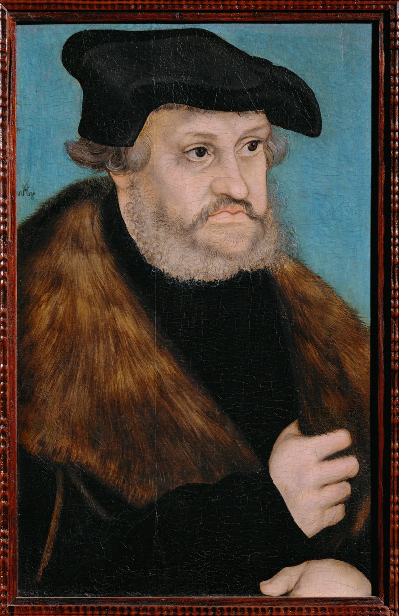 Elector Friedrich der Weise ... (maalaus puulle) tekijältä Lucas the Elder Cranach
